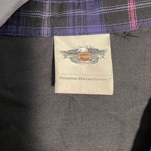 Harvley Davidson Snap Button LARGE men’s - Picture 3 of 5